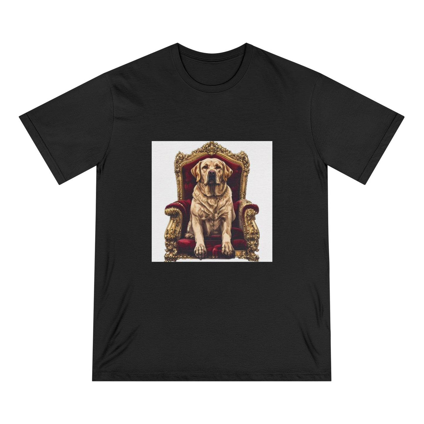 Custom Pet Portrait Organic Unisex T-Shirt | Funny Pet Gift