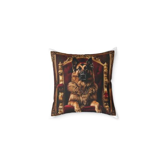 Custom Pet Portrait Square Canvas Pillow | Funny Pet Gift