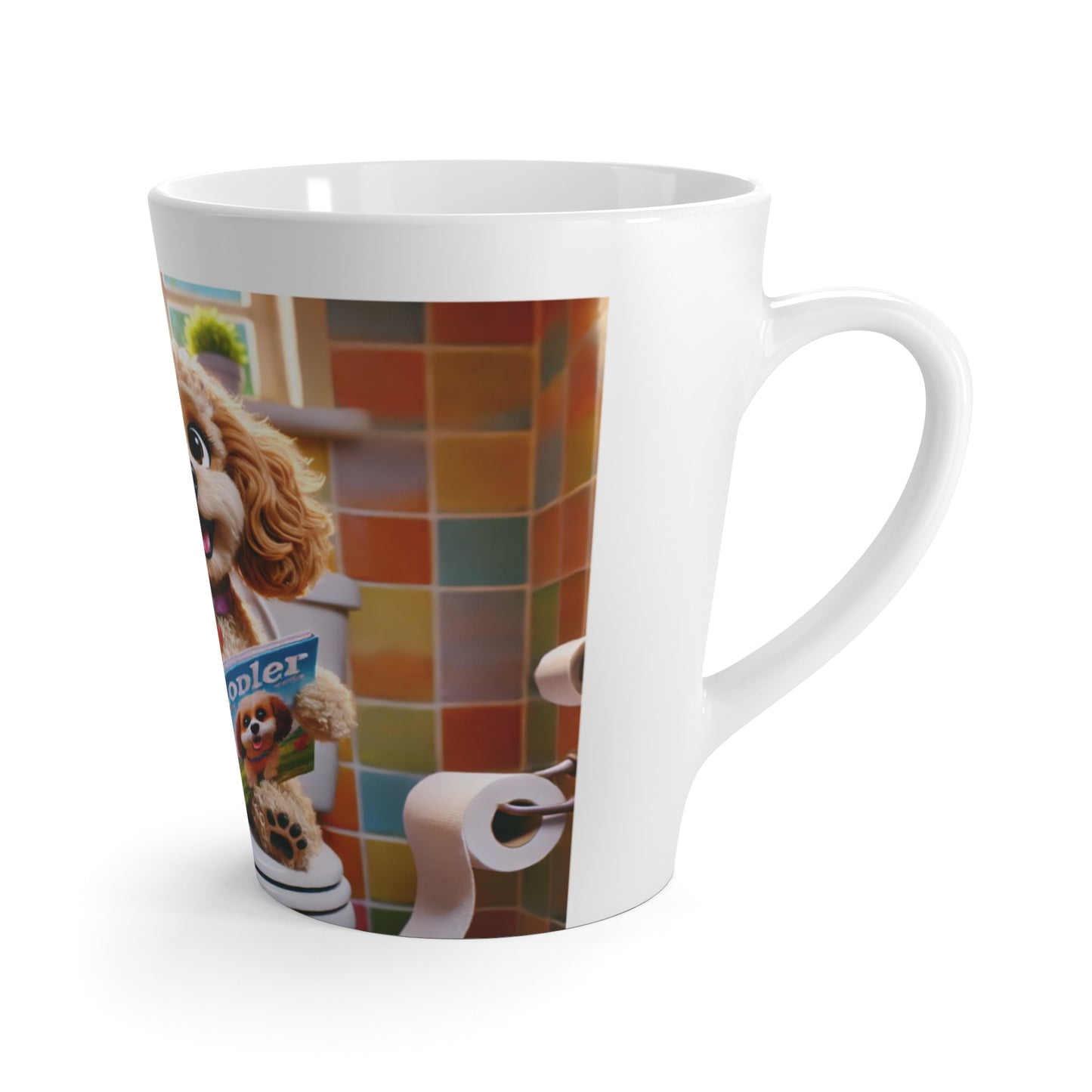 Custom Pet Portrait Latte Mug | Funny Pet Gift