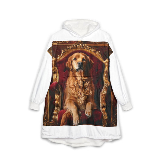Custom Pet Portrait Hooded Wearable Blanket | Funny Pet Gift