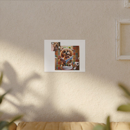 Custom Pet Portrait Canvas Print | Funny Pet Gift