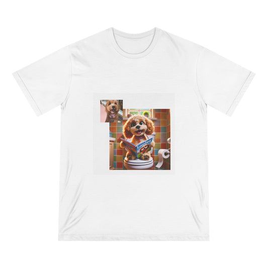 Custom Pet Portrait Organic Unisex T-Shirt | Funny Pet Gift