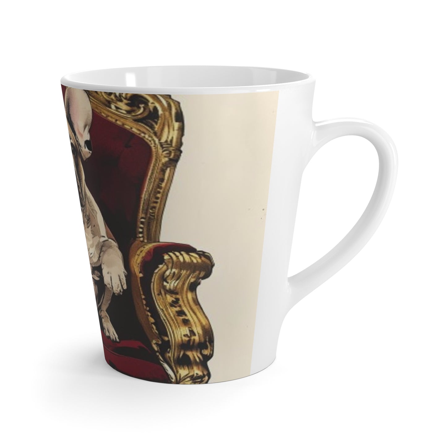 Custom Pet Portrait Latte Mug | Funny Pet Gift