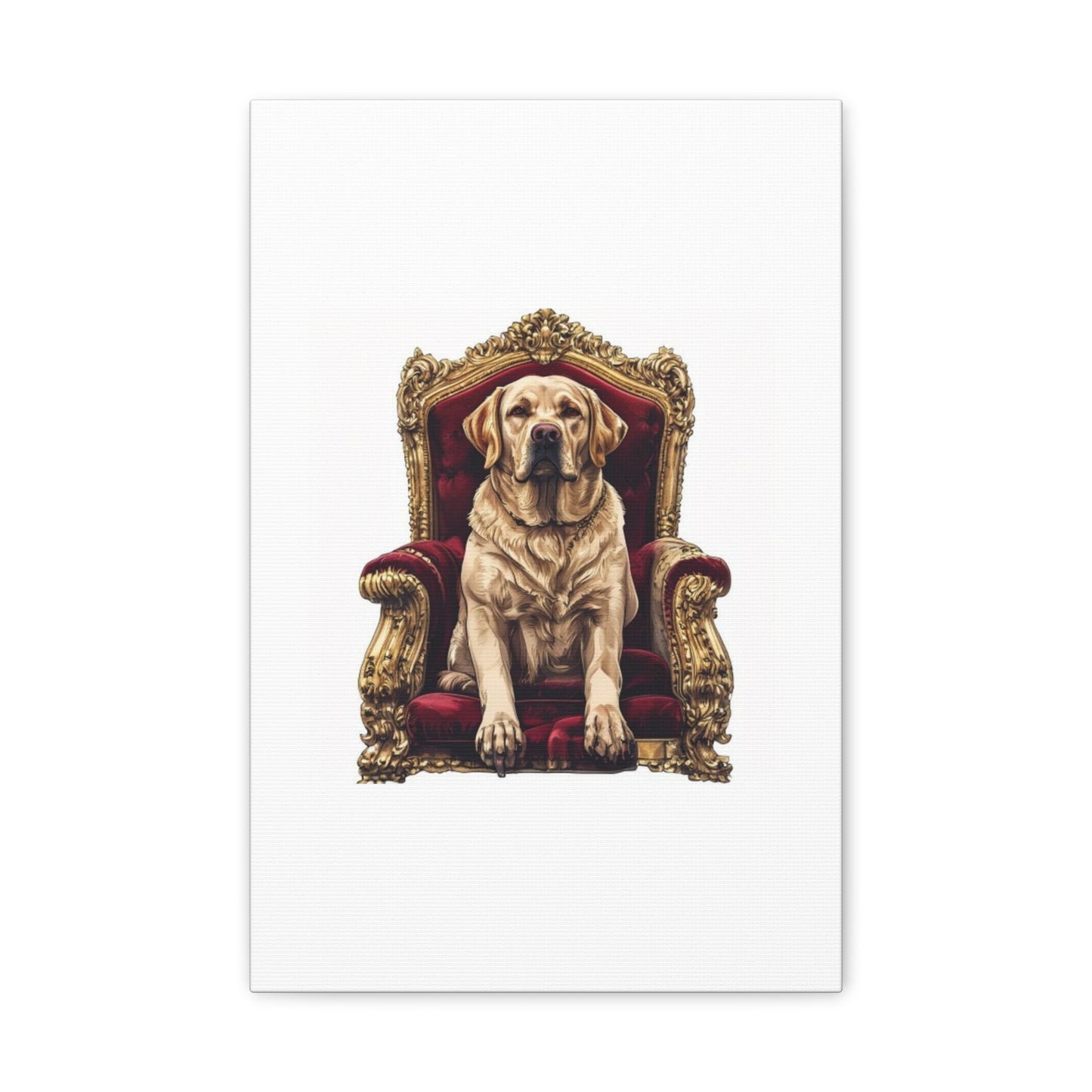 Custom Pet Portrait Classic Stretched Canvas Print | Funny Pet Gift