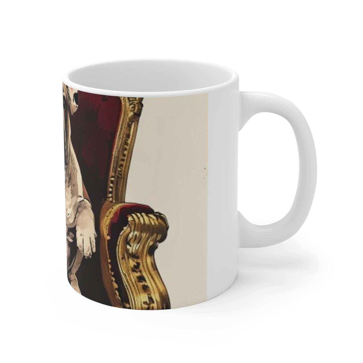Custom Pet Portrait 11Oz Ceramic Mug | Funny Pet Gift