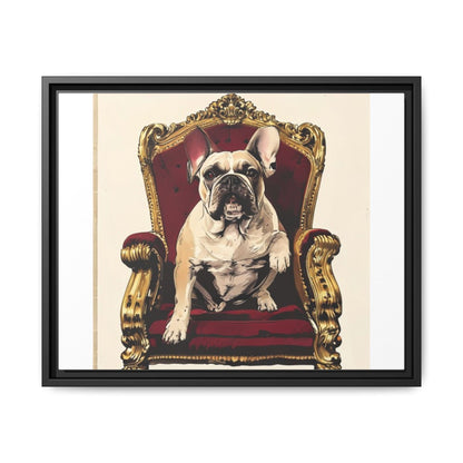 Custom Pet Portrait Framed Matte Canvas Print | Funny Pet Gift