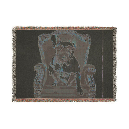 Custom Pet Portrait Woven Blanket | Funny Pet Gift
