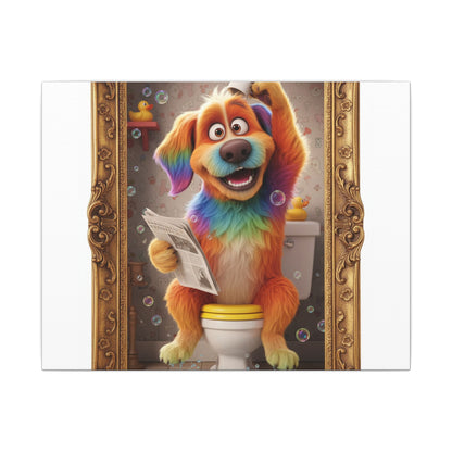 Custom Pet Portrait Canvas Print | Funny Pet Gift