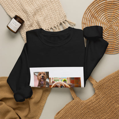 Custom Pet Portrait Unisex Sweatshirt | Funny Pet Gift