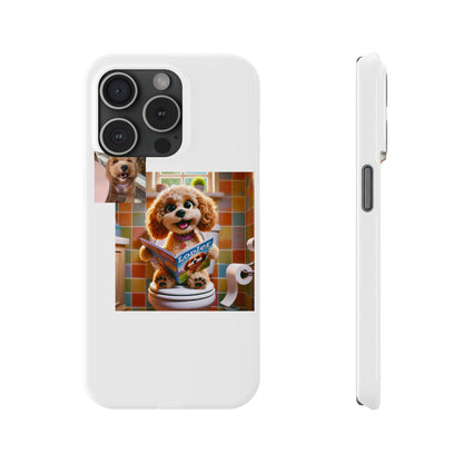 Custom Pet Portrait Slim Phone Case | Funny Pet Gift