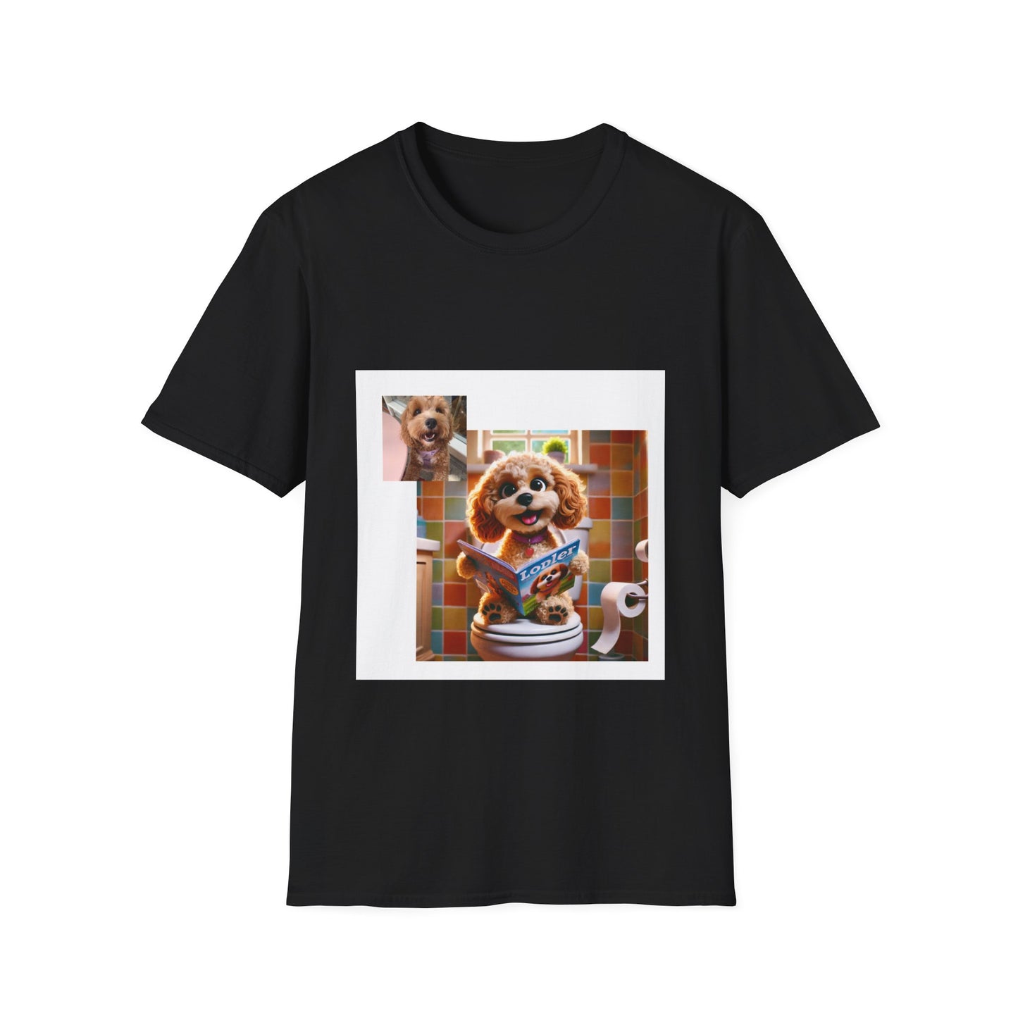 Custom Pet Portrait Unisex T-Shirt | Funny Pet Gift