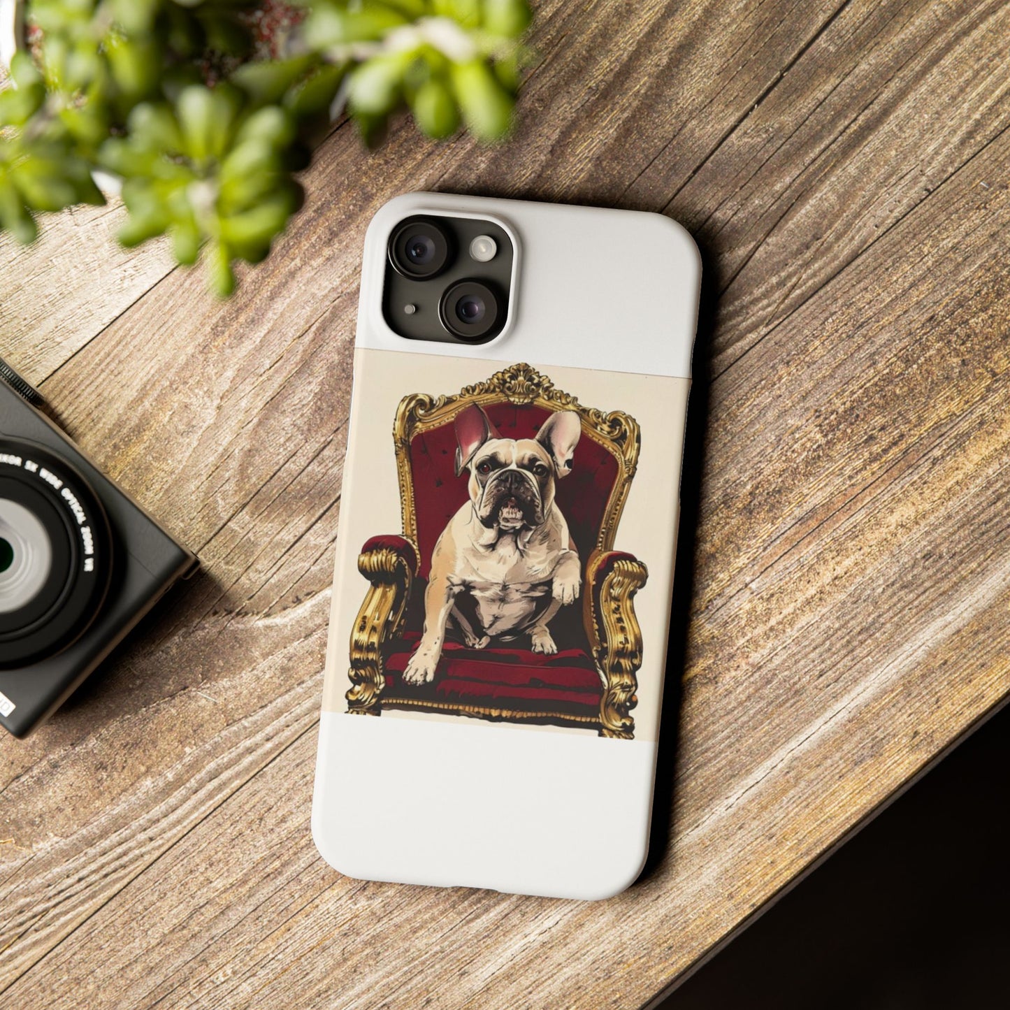 Custom Pet Portrait Slim Phone Case | Funny Pet Gift