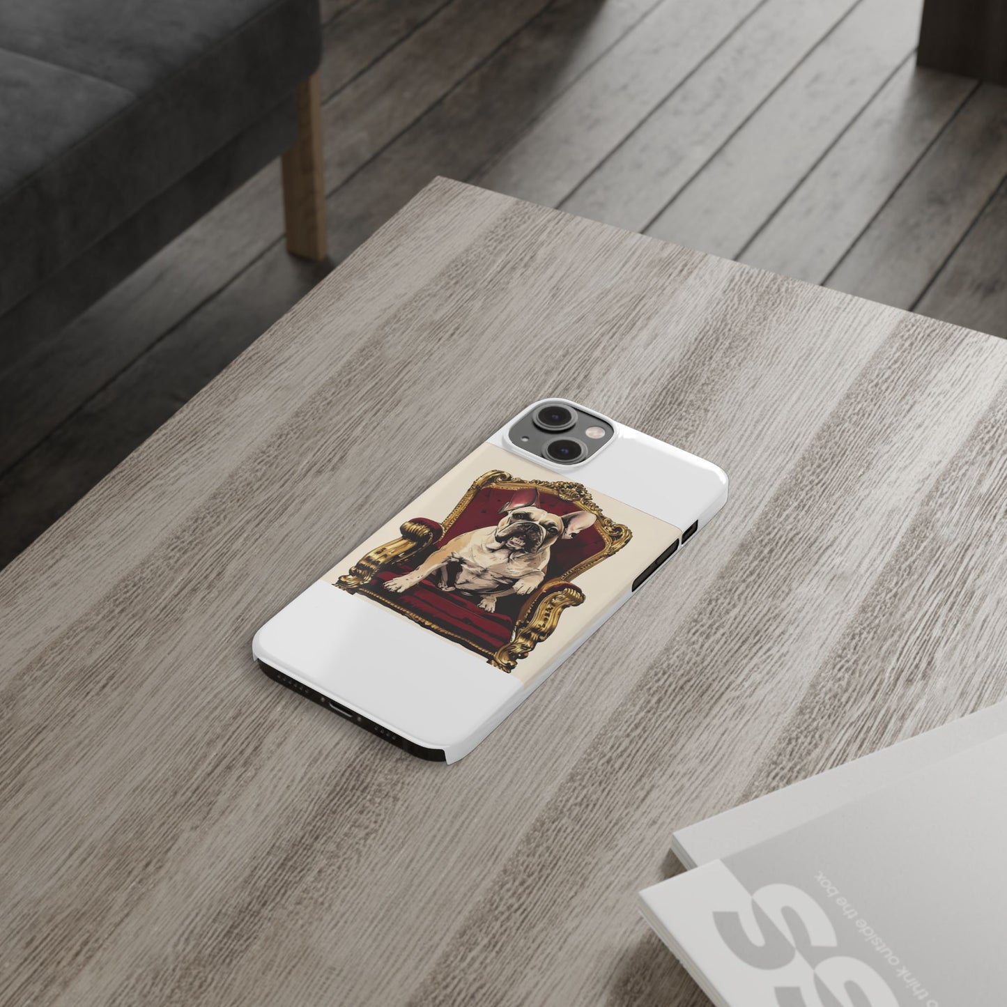 Custom Pet Portrait Slim Phone Case | Funny Pet Gift