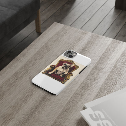 Custom Pet Portrait Slim Phone Case | Funny Pet Gift