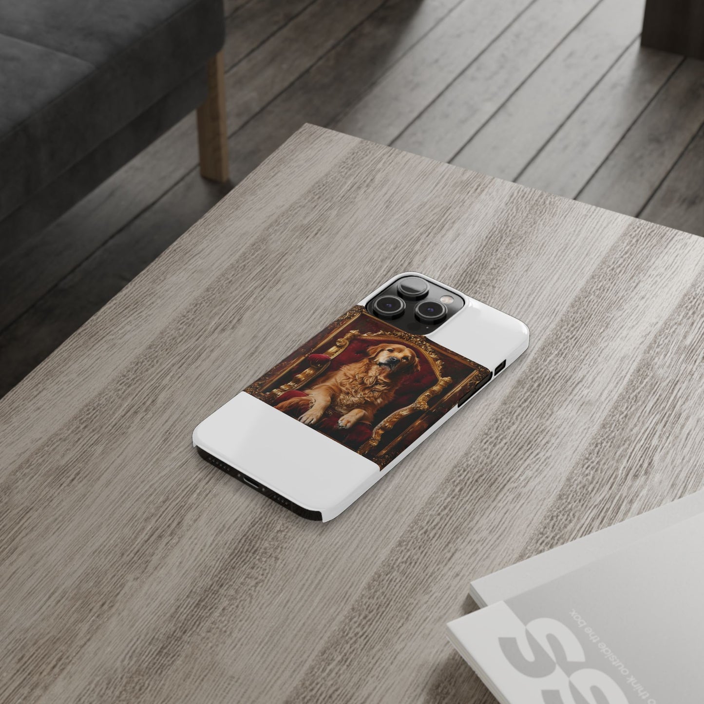 Custom Pet Portrait Slim Phone Case | Funny Pet Gift