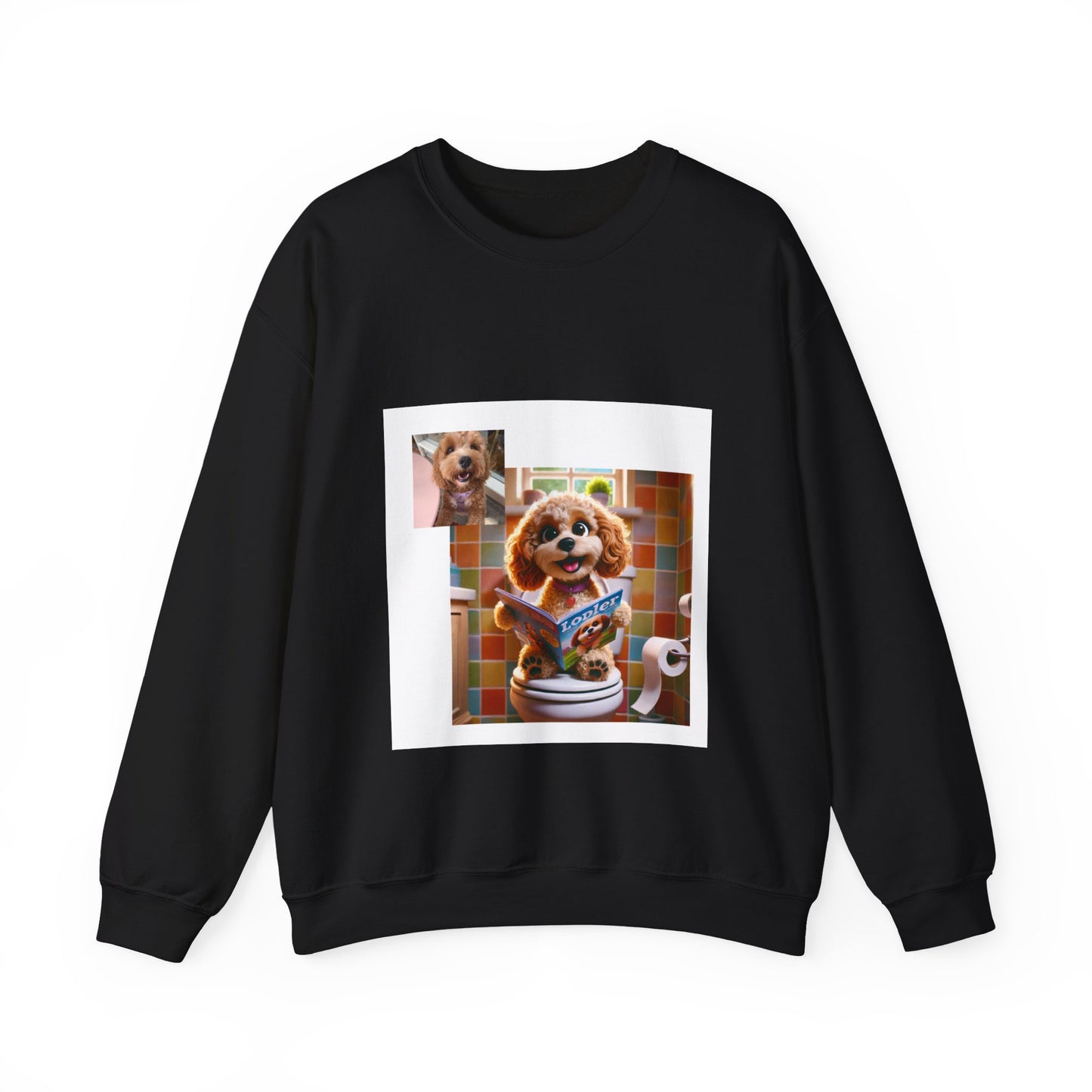 Custom Pet Portrait Unisex Sweatshirt | Funny Pet Gift