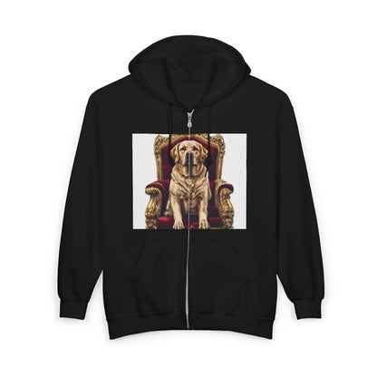Custom Pet Portrait Unisex Zip-Up Hoodie | Funny Pet Gift