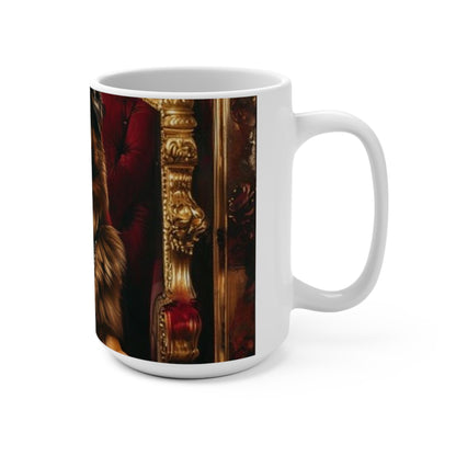 Custom Pet Portrait 15Oz Ceramic Mug | Funny Pet Gift