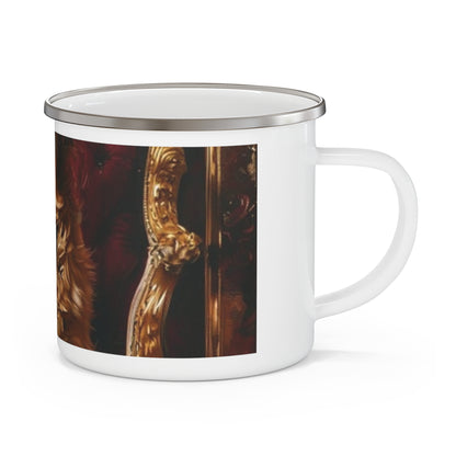 Custom Pet Portrait Enamel Camping Mug | Funny Pet Gift