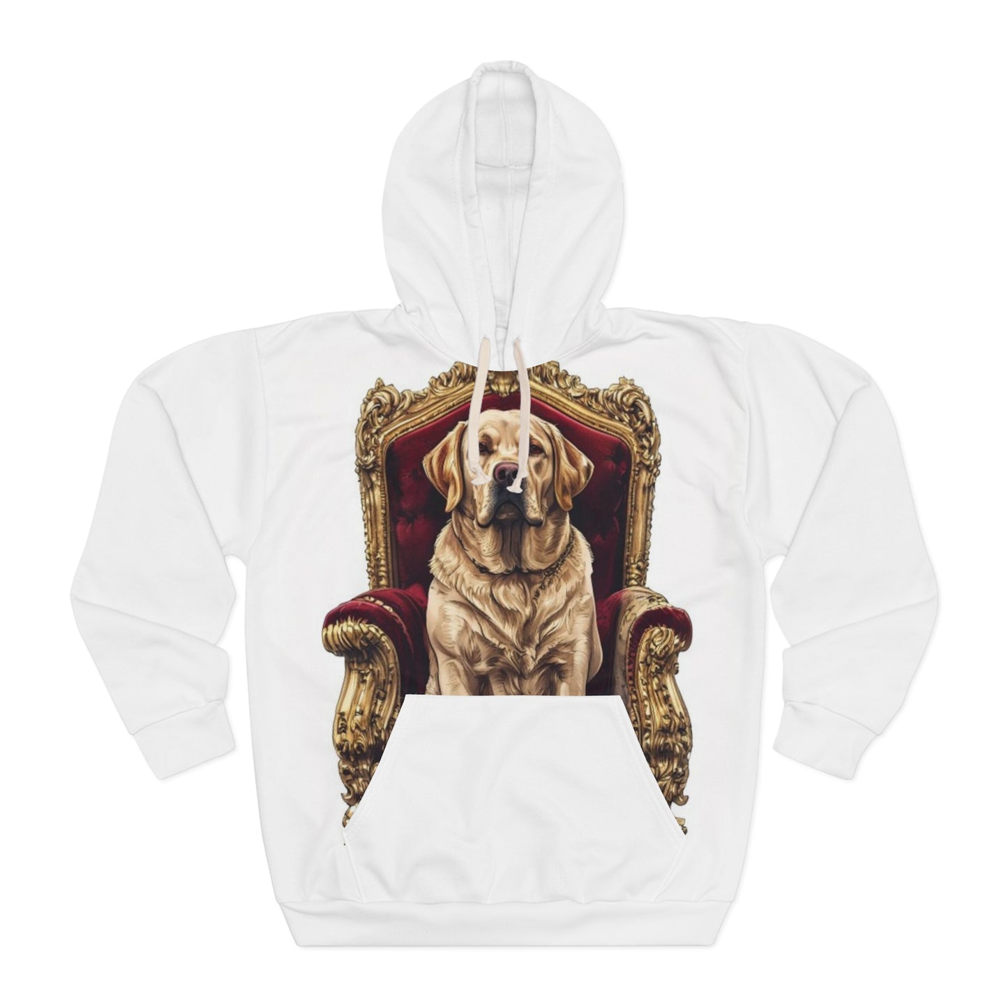 Custom Pet Portrait All-Over Print Pullover Hoodie | Funny Pet Gift