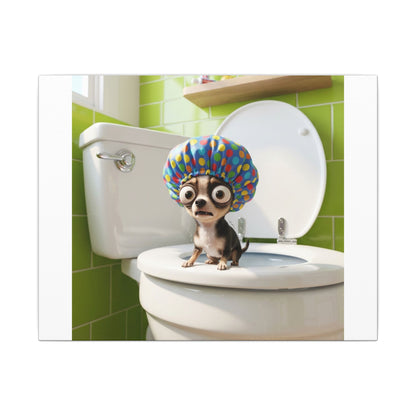 Custom Pet Portrait Canvas Print | Funny Pet Gift