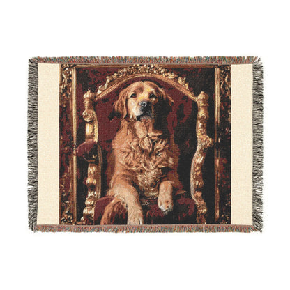 Custom Pet Portrait Woven Blanket | Funny Pet Gift