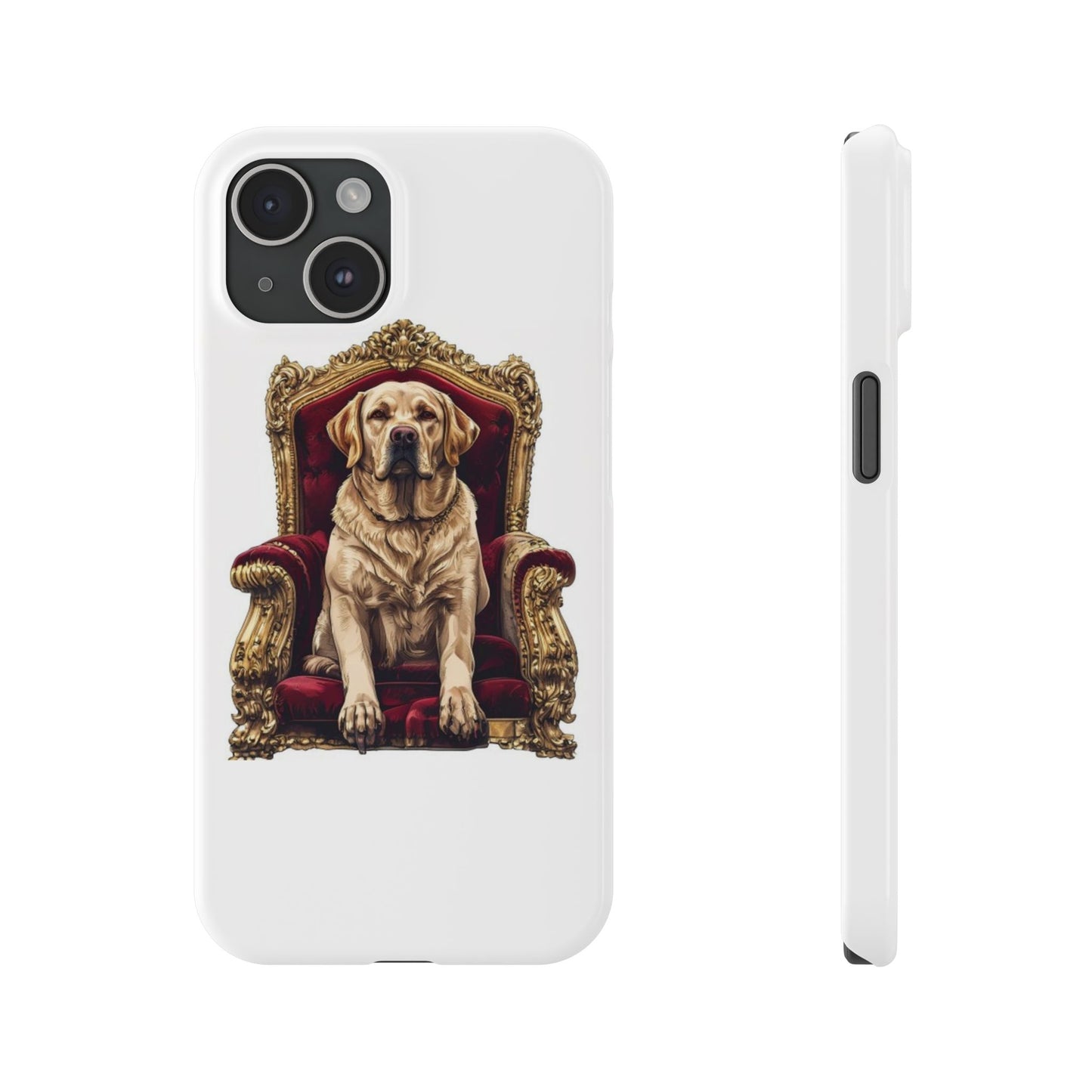 Custom Pet Portrait Slim Phone Case | Funny Pet Gift