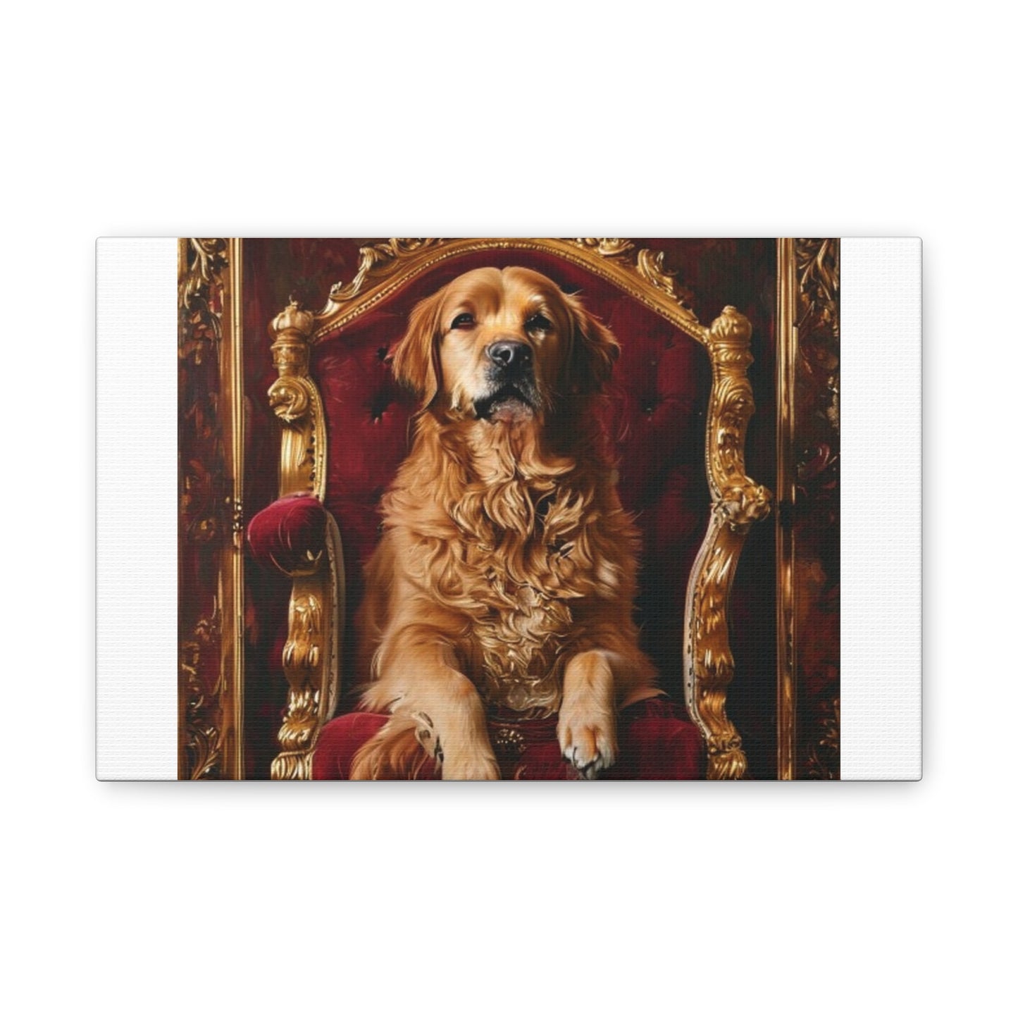 Custom Pet Portrait Classic Stretched Canvas Print | Funny Pet Gift