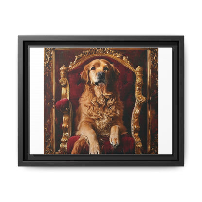 Custom Pet Portrait Framed Matte Canvas Print | Funny Pet Gift