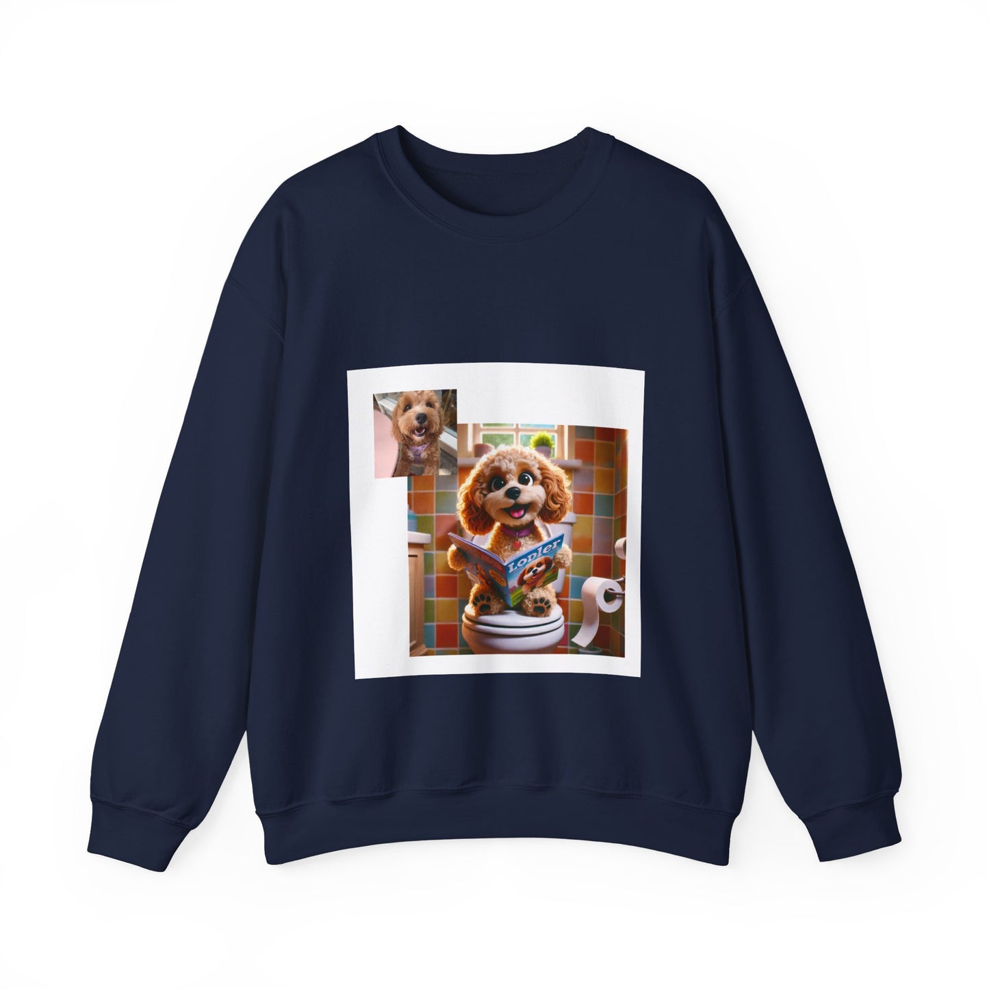 Custom Pet Portrait Unisex Sweatshirt | Funny Pet Gift