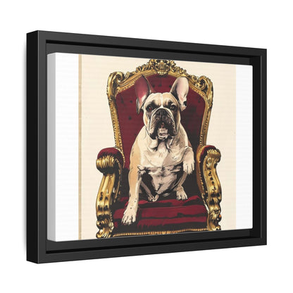 Custom Pet Portrait Framed Matte Canvas Print | Funny Pet Gift