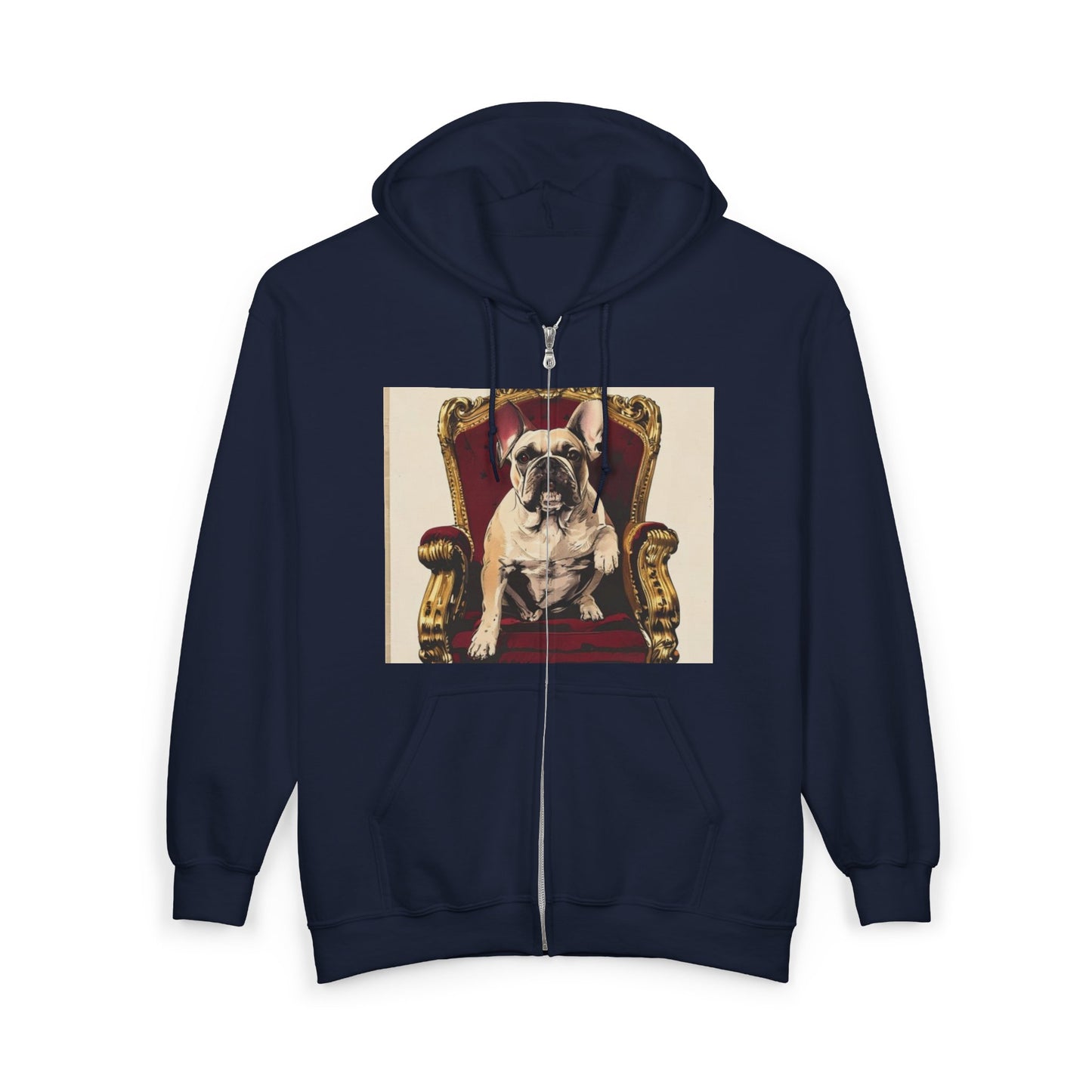 Custom Pet Portrait Unisex Zip-Up Hoodie | Funny Pet Gift