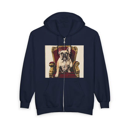 Custom Pet Portrait Unisex Zip-Up Hoodie | Funny Pet Gift