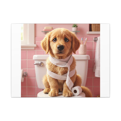 Custom Pet Portrait Canvas Print | Funny Pet Gift