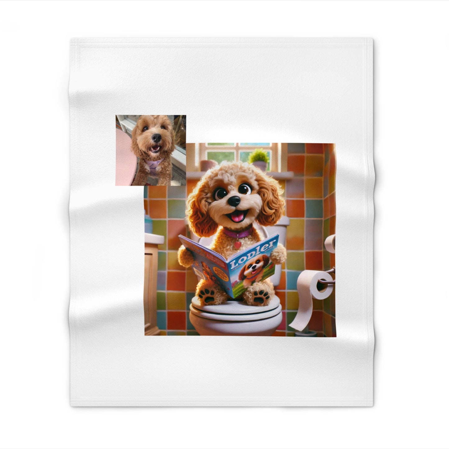Custom Pet Portrait Throw Blanket | Funny Pet Gift
