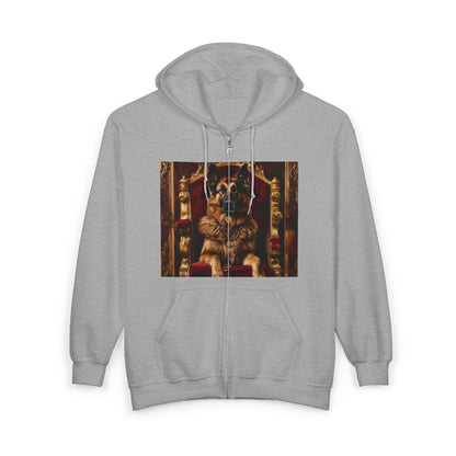 Custom Pet Portrait Unisex Zip-Up Hoodie | Funny Pet Gift