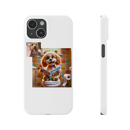 Custom Pet Portrait Slim Phone Case | Funny Pet Gift