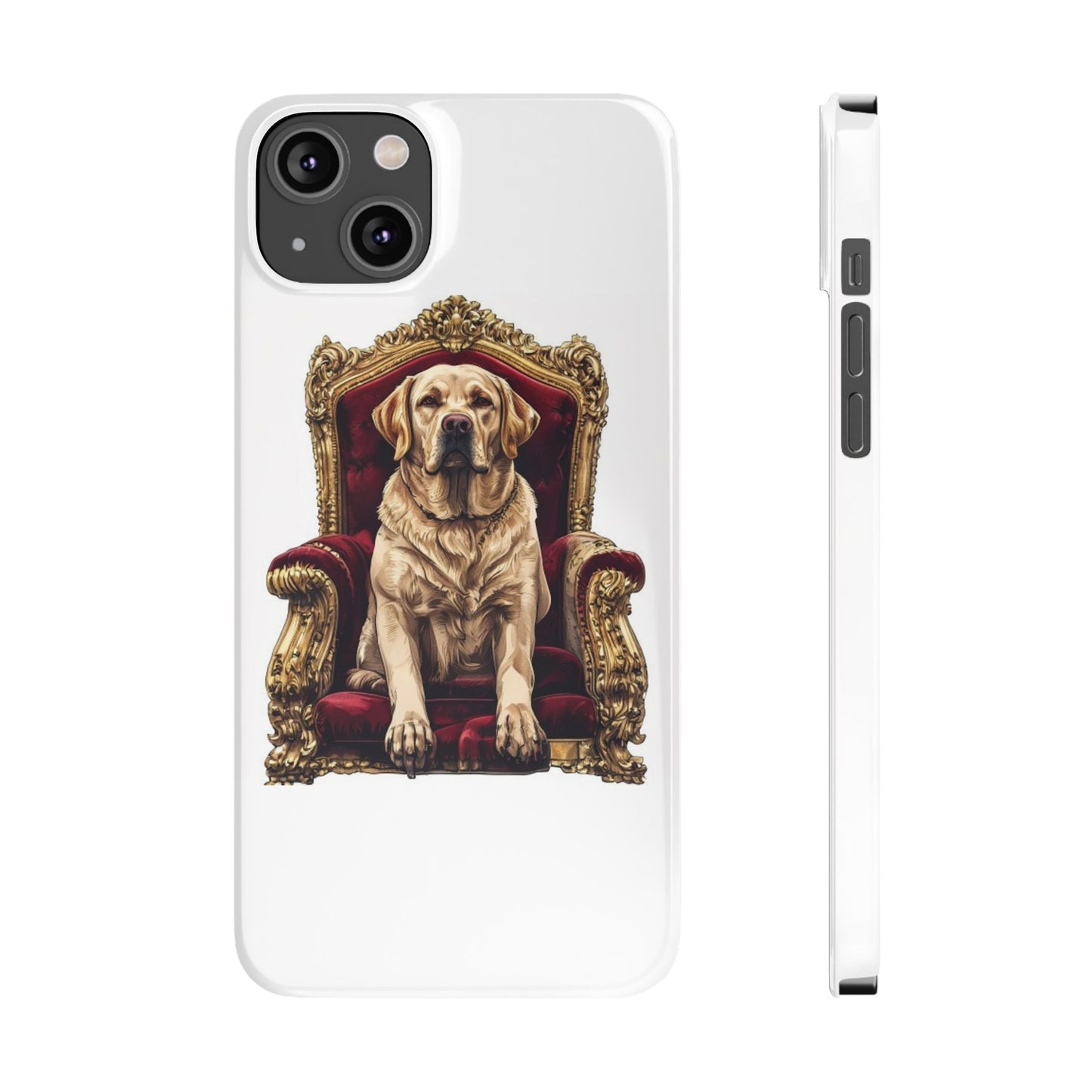 Custom Pet Portrait Slim Phone Case | Funny Pet Gift