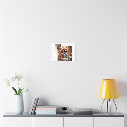 Custom Pet Portrait Canvas Print | Funny Pet Gift