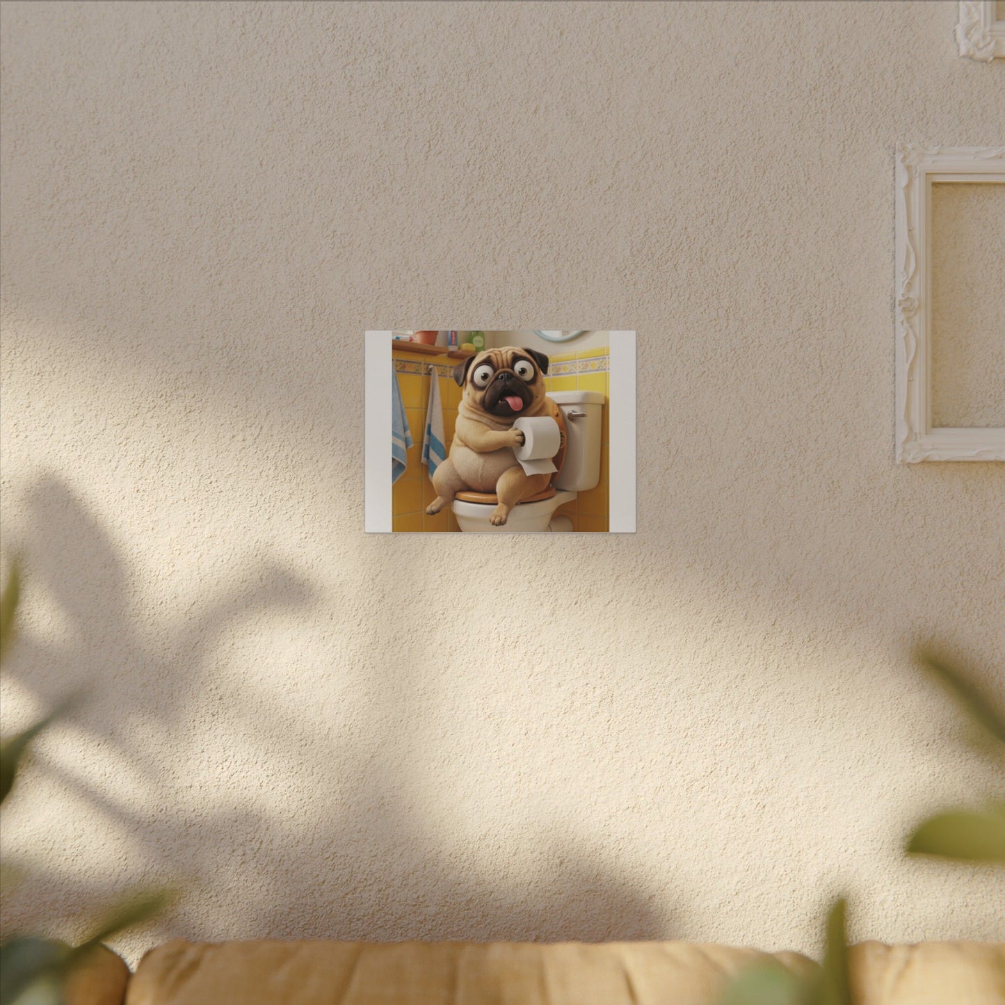 Custom Pet Portrait Canvas Print | Funny Pet Gift