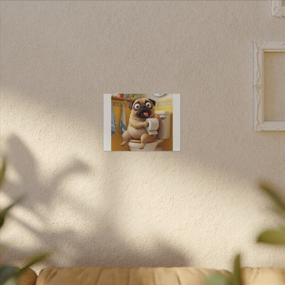 Custom Pet Portrait Canvas Print | Funny Pet Gift