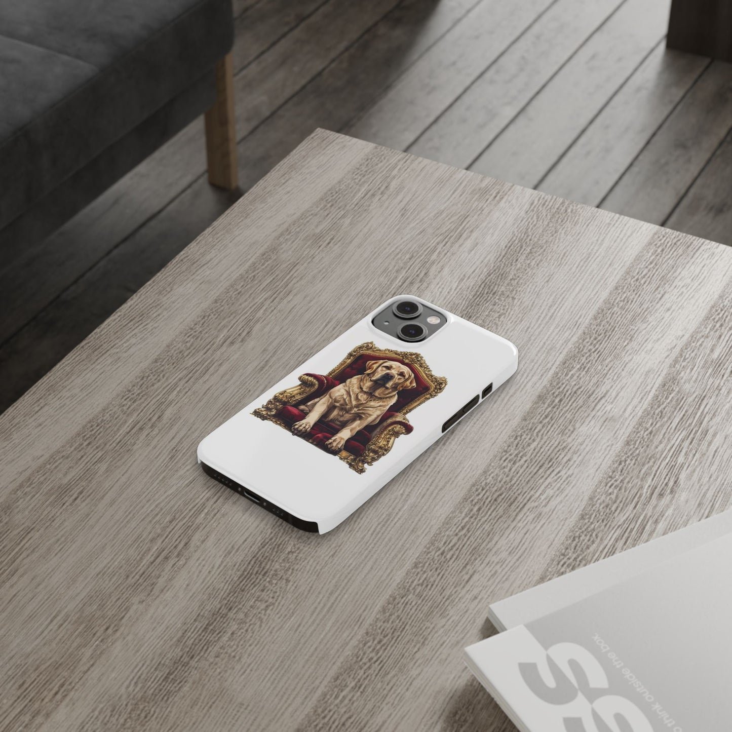 Custom Pet Portrait Slim Phone Case | Funny Pet Gift