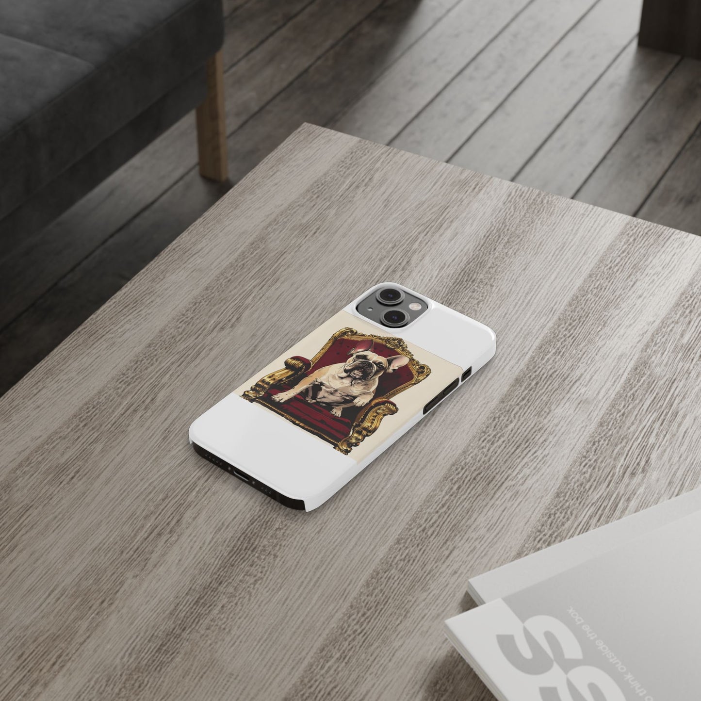 Custom Pet Portrait Slim Phone Case | Funny Pet Gift