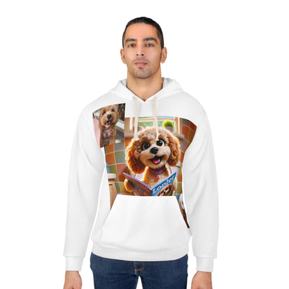 Custom Pet Portrait All-Over Print Pullover Hoodie | Funny Pet Gift