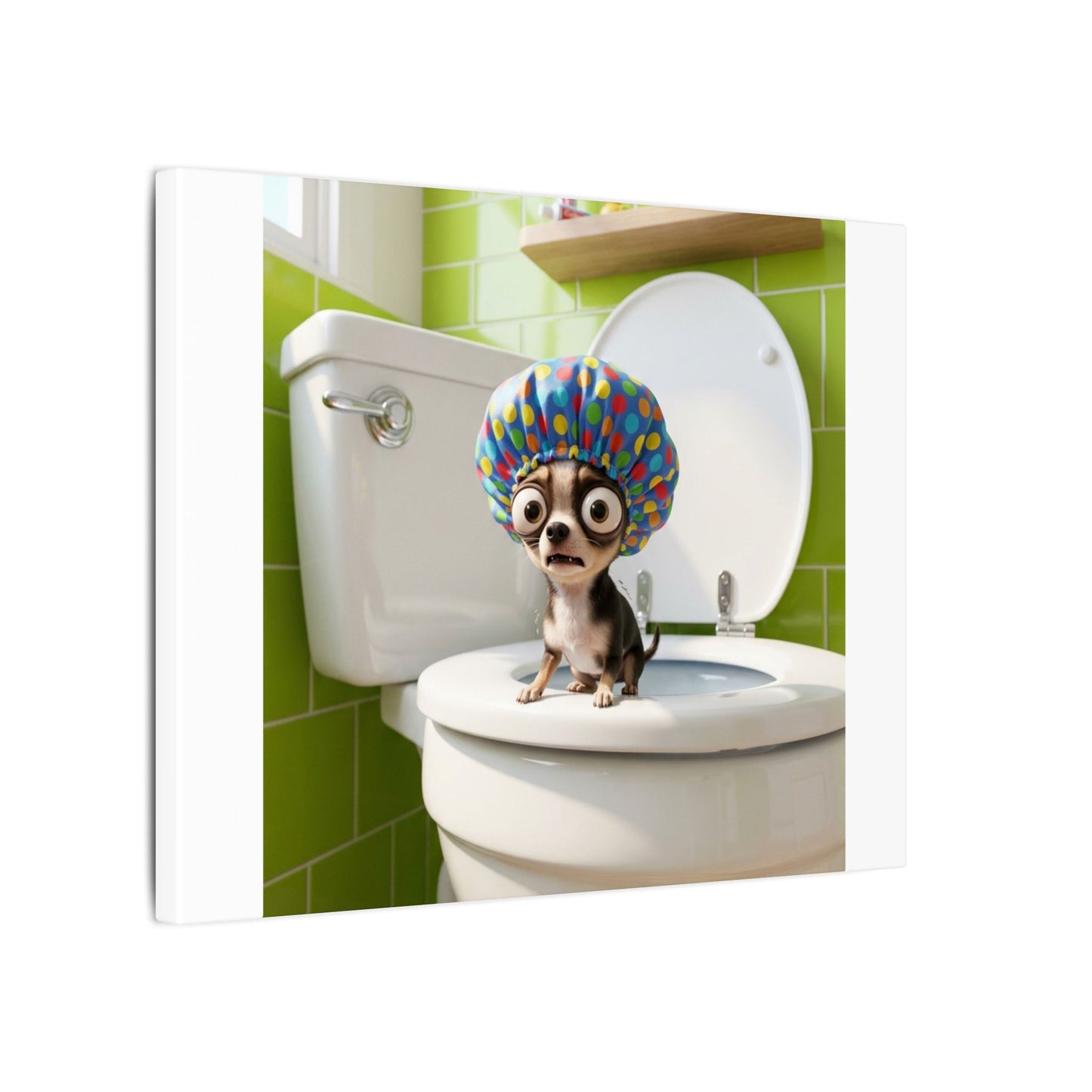 Custom Pet Portrait Canvas Print | Funny Pet Gift