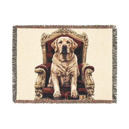 Custom Pet Portrait Woven Blanket | Funny Pet Gift