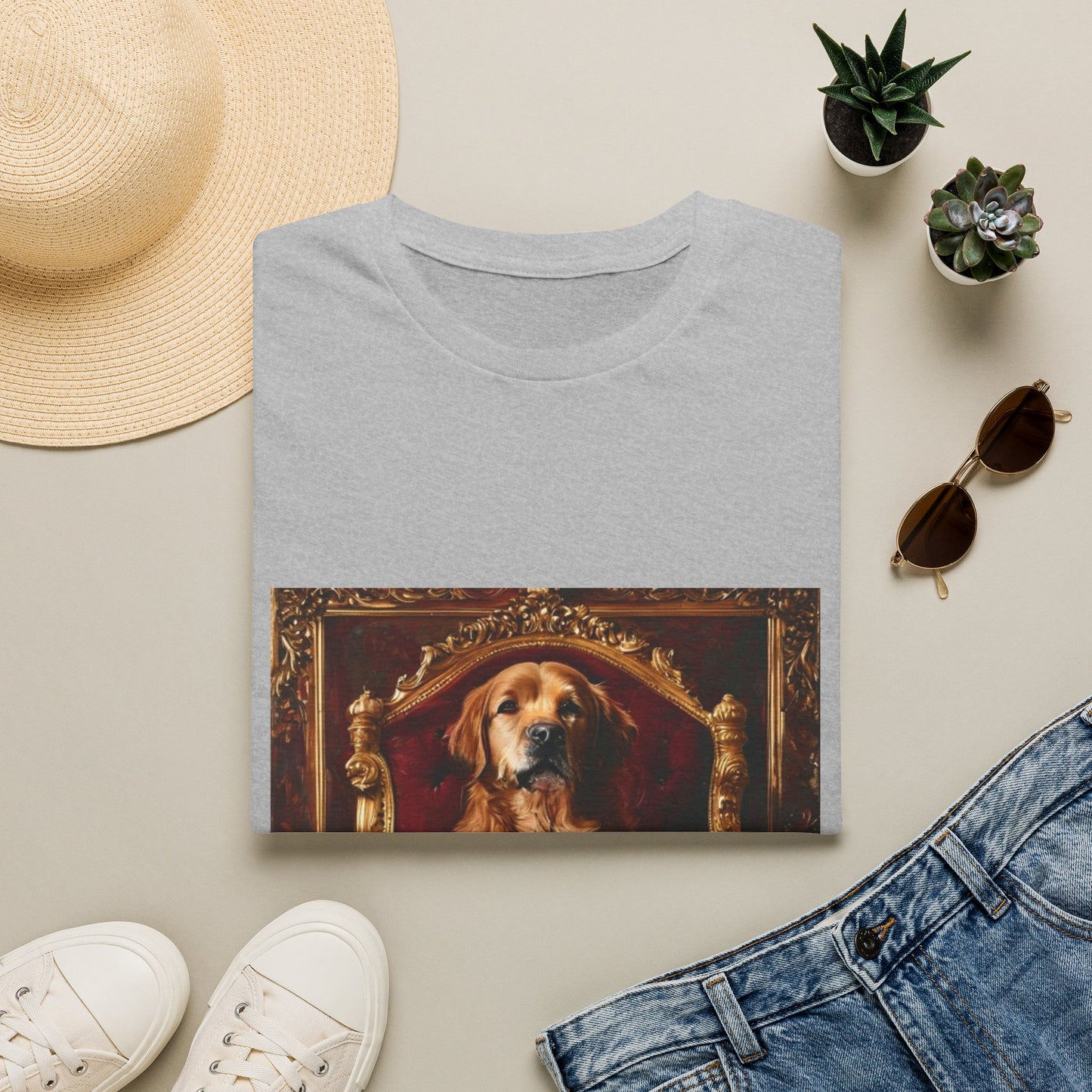 Custom Pet Portrait Unisex T-Shirt | Funny Pet Gift