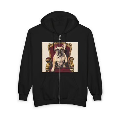 Custom Pet Portrait Unisex Zip-Up Hoodie | Funny Pet Gift