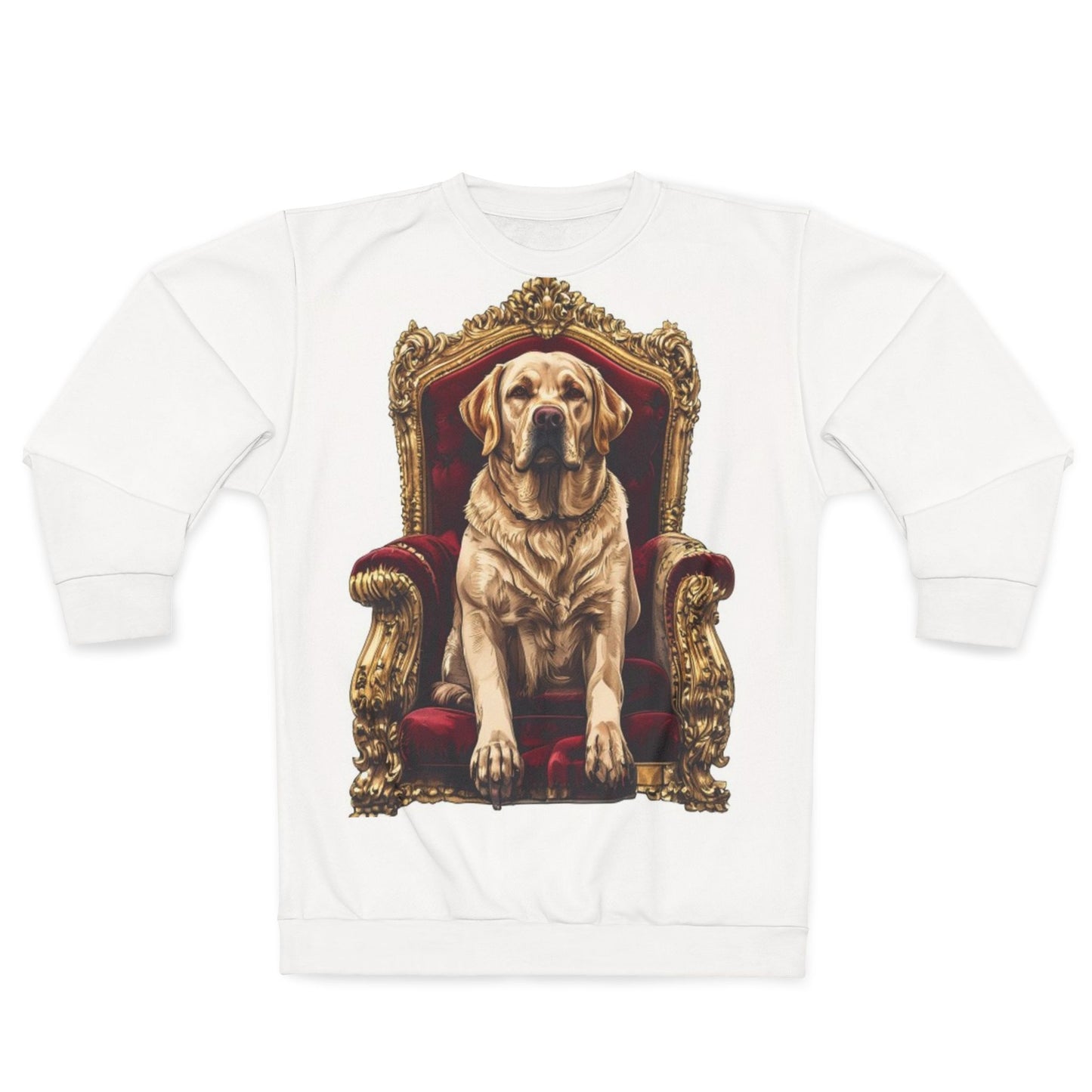 Custom Pet Portrait All-Over Print Sweatshirt | Funny Pet Gift