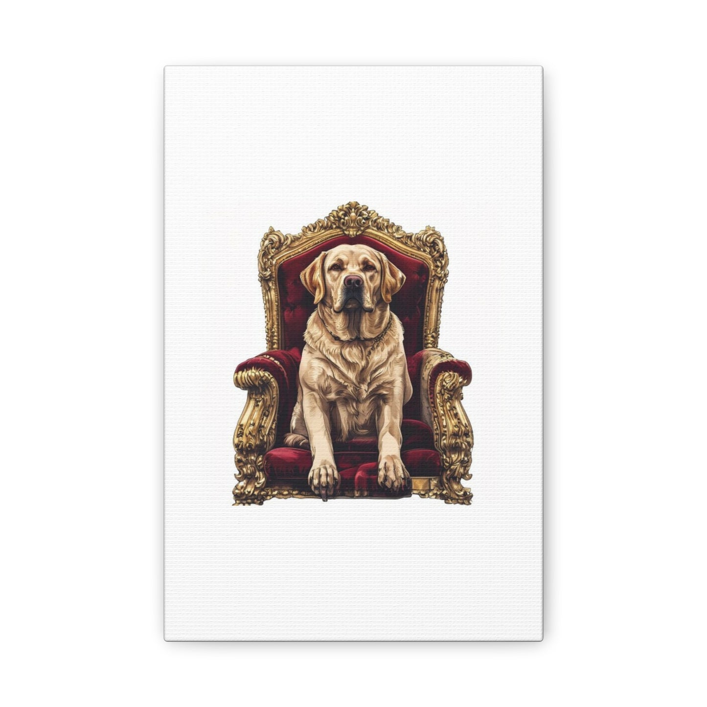 Custom Pet Portrait Classic Stretched Canvas Print | Funny Pet Gift